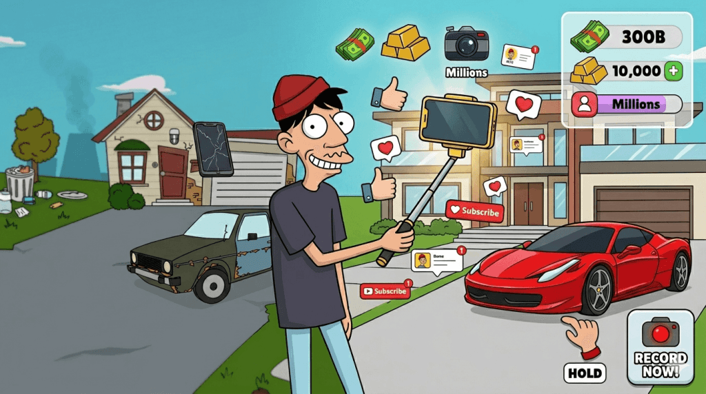 Lamar Idle Vlogger MOD APK v238.0.0 (Free Shopping) for Android